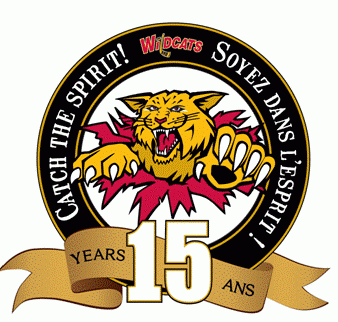 moncton wildcats 2011 anniversary logo iron on transfers for clothing